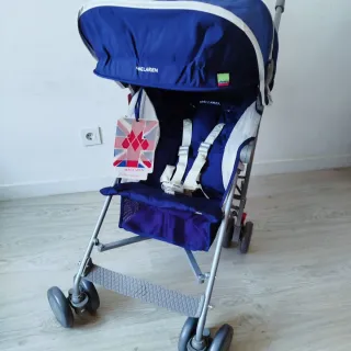 Carrinho de Bebê Maclaren Globetrotter Azul