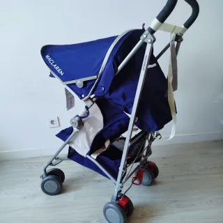 Carrinho de Bebê Maclaren Globetrotter Azul