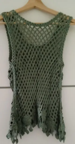 Chaleco ganchillo talla única