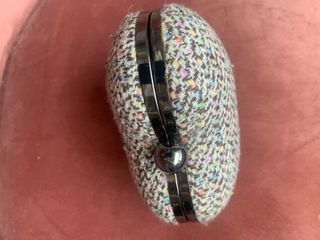 Bolso de fiesta corazón tweed