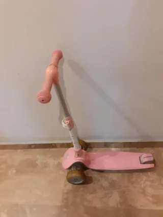 Patinete infantil 3 ruedas rosa