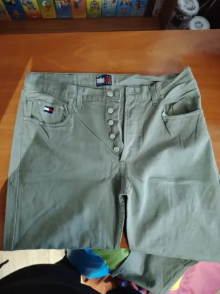 Pantaloni Tommy Hilfiger Verde Oliva
