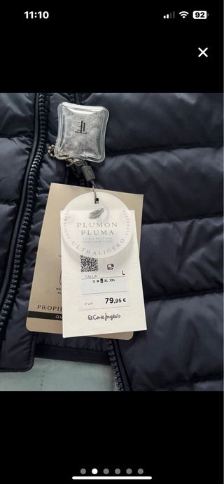 Chaleco acolchado Emidio Tuchi azul oscuro