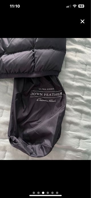 Chaleco acolchado Emidio Tuchi azul oscuro