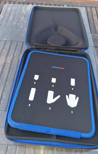 Portacamicia. Doppio Toys4boys nero e blu