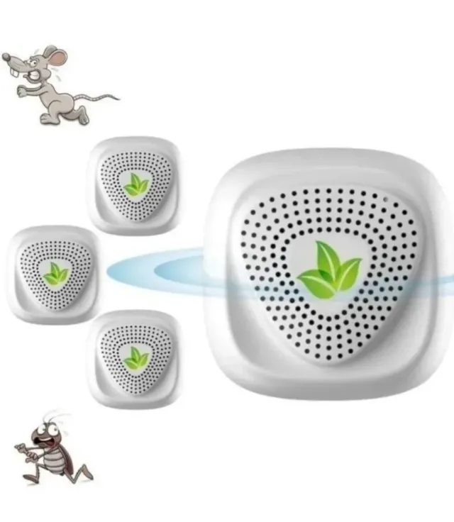 Repelente Plagas Ultrasonido - 4uds