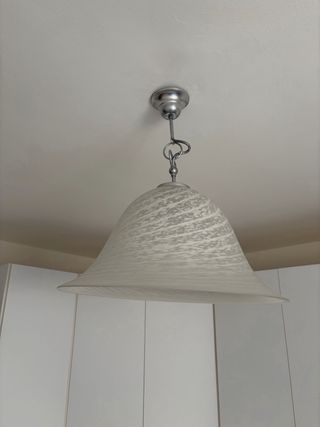 Lampadario a campana vetro Murano