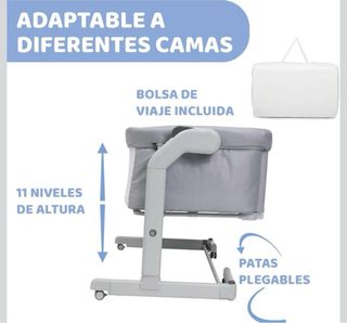 Culla Colecho Chicco Next2Me Grigia