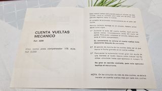 SCALEXTRIC CUENTA VUELTAS MECANICO REF. 3259 EXIN