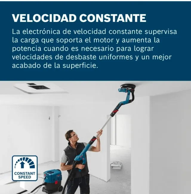 Bosch Professional lijadora pared GTR 55-225