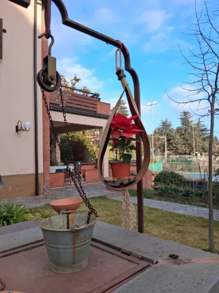 Foglia di cocco naturale porta piante