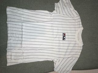 Pack 2 Camisetas Fila Blancas Rayas