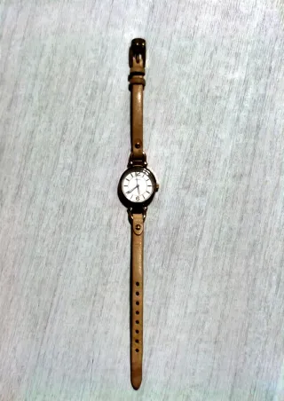 Orologio Fossil donna oro e beige