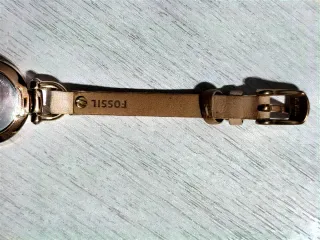 Orologio Fossil donna oro e beige