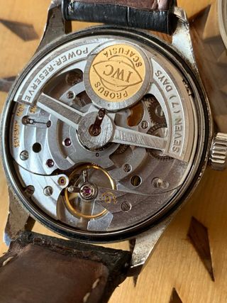 Reloj IWC Schaffhausen Automático Esfera Azul