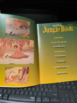 Partituras Disney:El Libro de la Selva y Princesas
