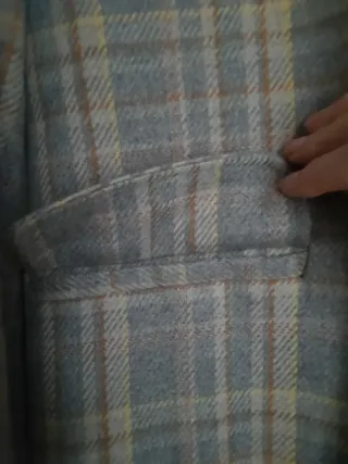 Traje de chaqueta cuadros mujer