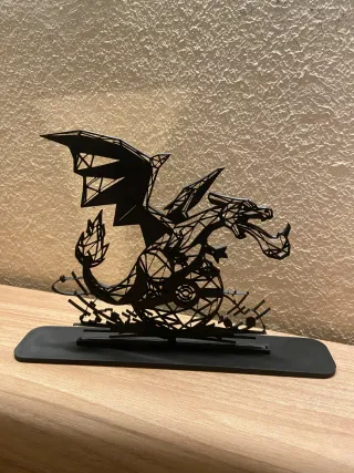 Charizard Pokémon 3D Low Poly