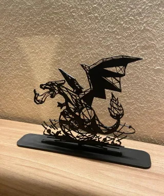 Charizard Pokémon 3D Low Poly