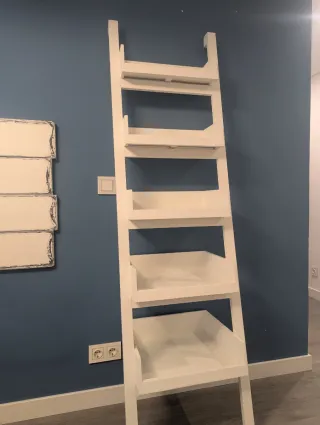 Estantería Escalera Banak Blanca