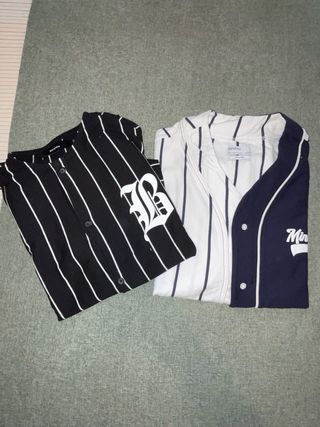 Pack 2 Camisas Bershka Rayas