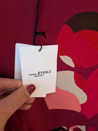 Sweatshirt Isabel Marant Logo Multicolor Tamanho M