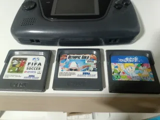 Lote 2Consola Sega Game Gear Negra