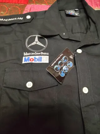 Camisa Mercedes-Benz Vintage Negra