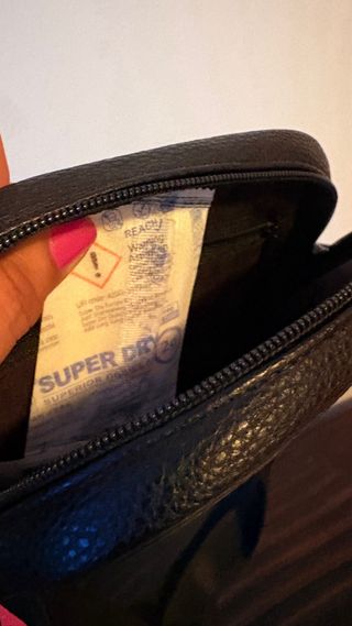 Bolso bandolera hombre negro