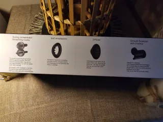 Secador de Pelo Negro y Blanco