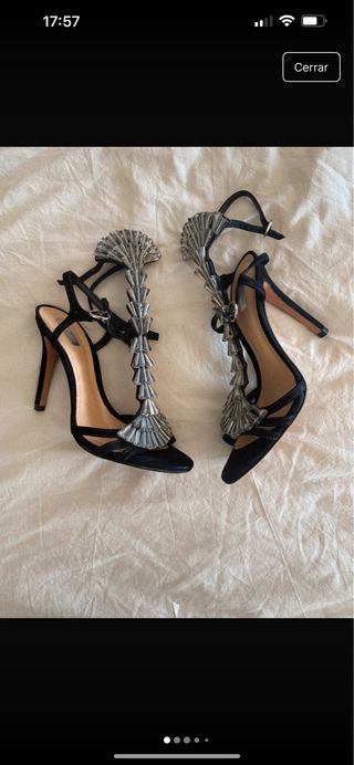 Sandalias Schutz Tacón Joyas Edición Especial