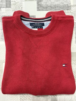 Maglione Tommy Hilfiger Rosso Uomo