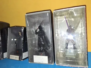 Lote 8 figure Star Wars in metallo da collezione