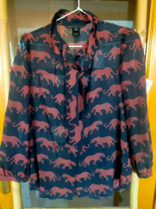 Blusa Marc Jacobs M/L Estampado Animal
