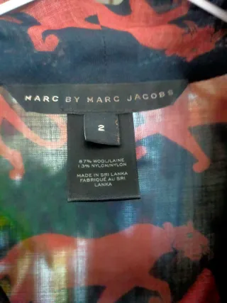 Blusa Marc Jacobs M/L Estampado Animal