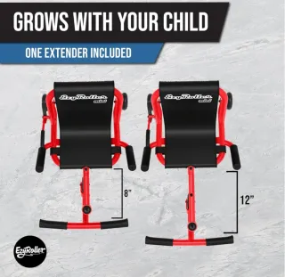 Patinete Ezzy Roller Infantil Rojo 4-14 años 50 kg