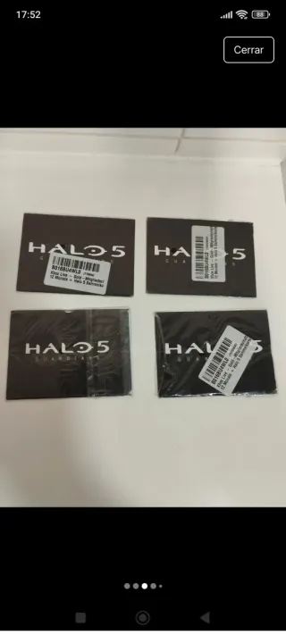 Tarjetas metálicas Halo 5 Guardians