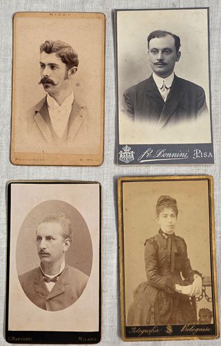 23 Fotografie Italiane Originali Fine 1800