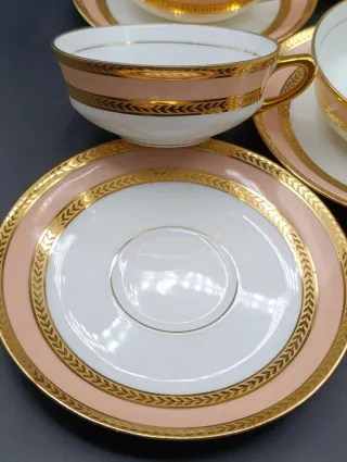 Set da tè in porcellana UC de Limoges