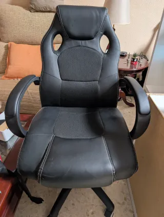 Silla de estudio negra