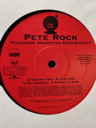 Vinilo Rap Pete Rock - Trumaster 12" 1998