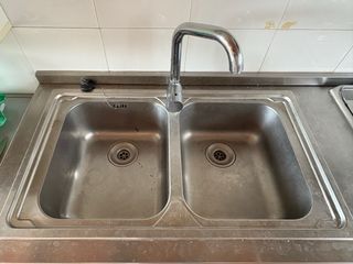 Mueble cocina con pica y fuegos