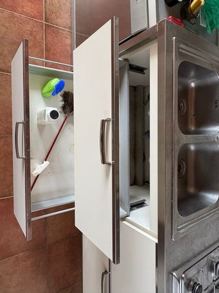 Mueble cocina con pica y fuegos