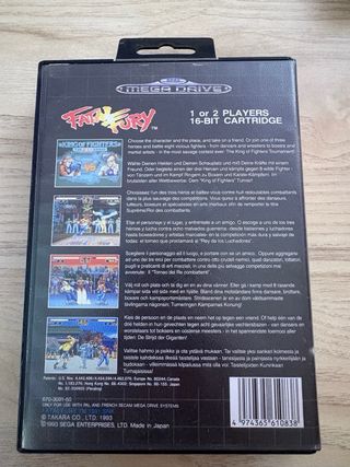 Fatal Fury Mega Drive Sega