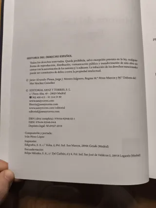 Historia del derecho español