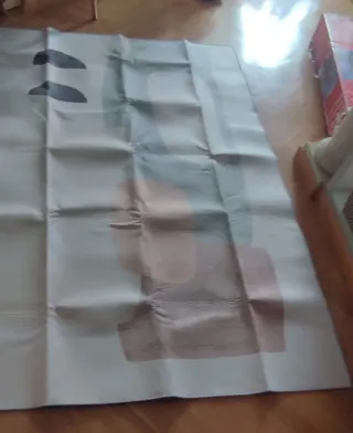 Alfombra nueva 140x200 cm Beige y Marrón