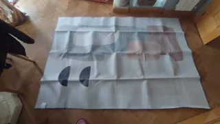 Alfombra nueva 140x200 cm Beige y Marrón