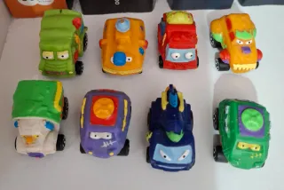 Lote 8 Mini Coches Trash Wheels