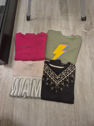 Conjunto 4 jerséis niña 8/9 años