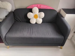 Sofá IKEA LINANÄS gris oscuro 2 plazas